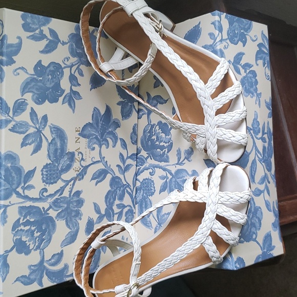 Sezane Natacha Sandals Ecru  size 7 - Picture 6 of 11